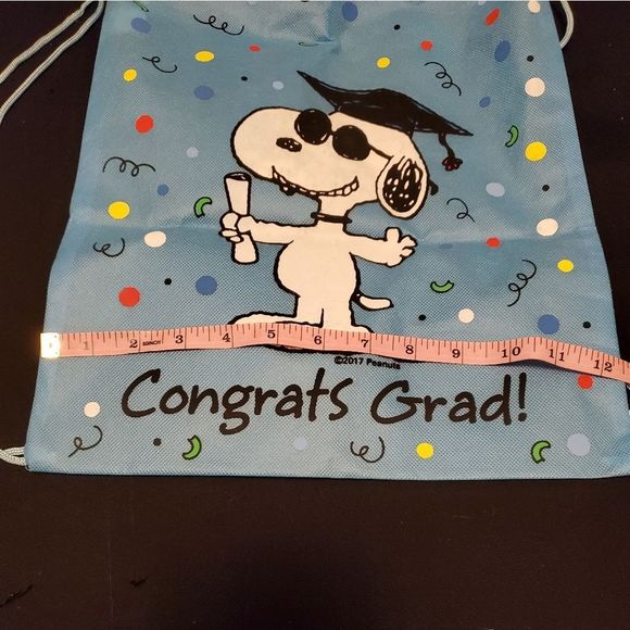 💗 New Snoopy Blue Graduation Bag - Picture 3 of 3